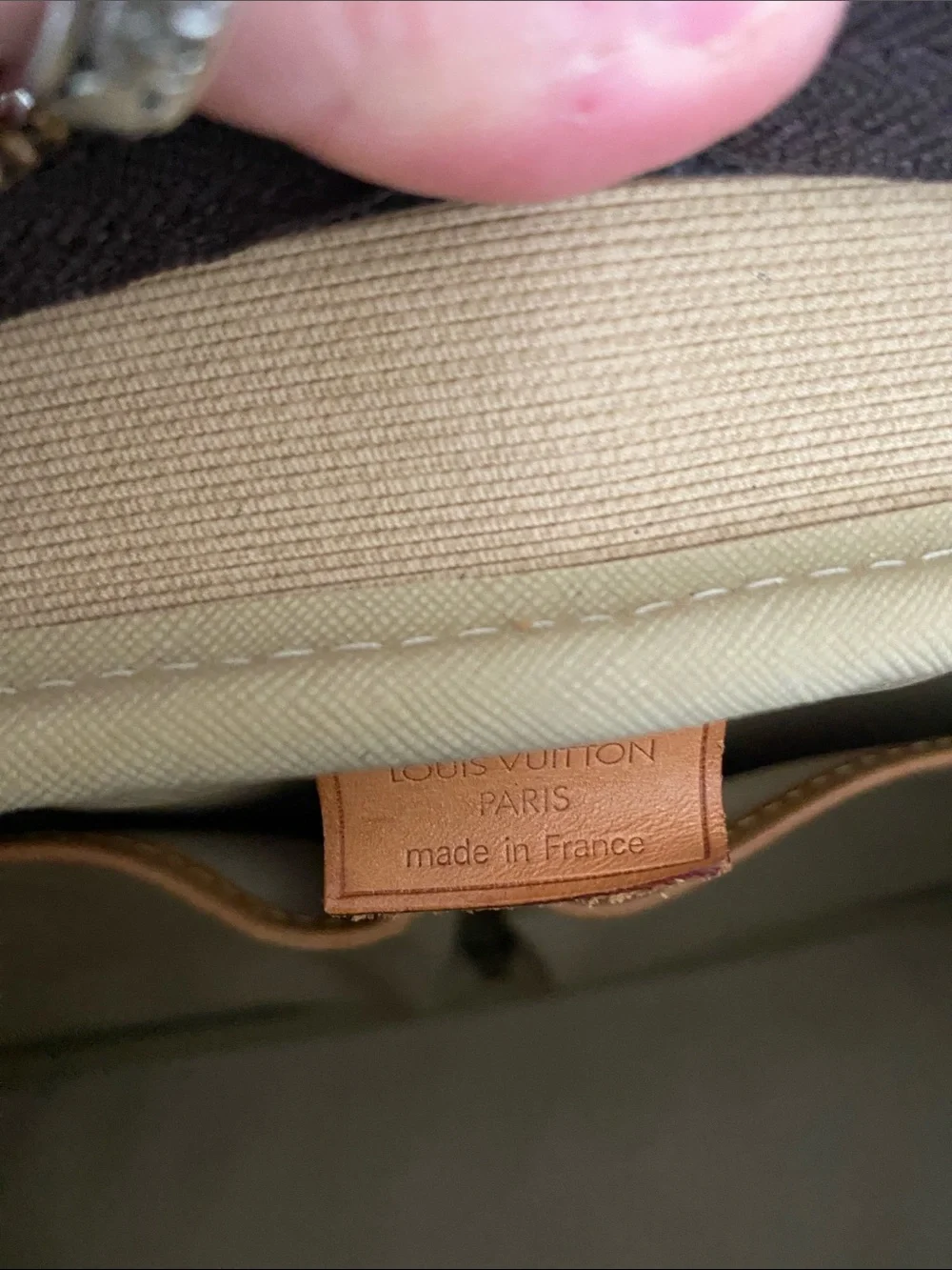 Louis Vuitton Monogram Deauville  with Vachetta Trim